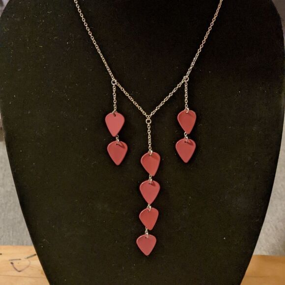 Lt pink smooth drops string necklace *Video - Picture 1 of 7